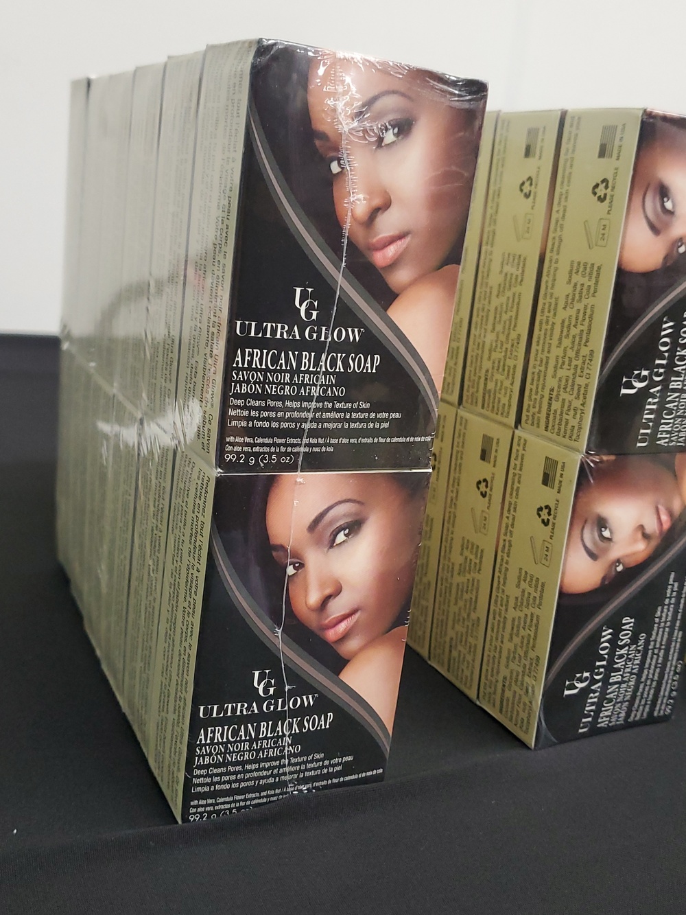 African Black Soap BUNDLE   12 BAR SOAP